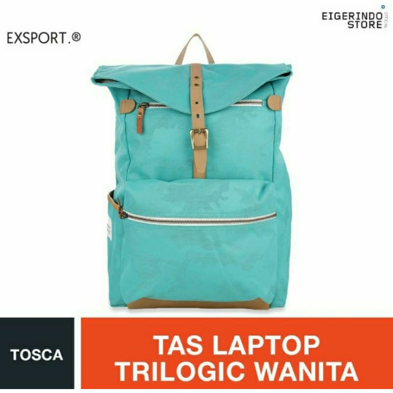 Tas EXSPORT Sherlington Laptop Backpack Original - Tosca L
