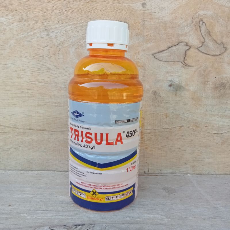 Insektisida Sistemik Trisula 450 SL 1 Liter Untuk Hama Tanaman Padi / Obat kutu