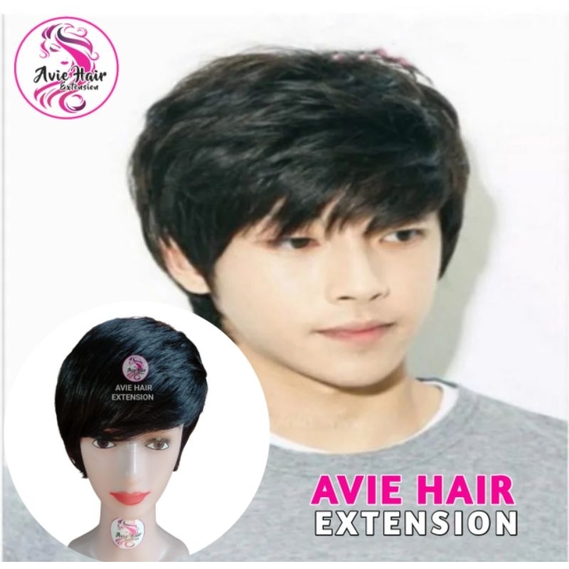WIG Rambut Palsu Pria model Korea, Rambut Sempong