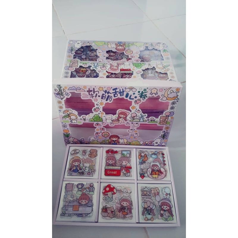 

STIKER VIRAL WATERPROOF ISI 200 LEMBAR ISI MIX WARNA