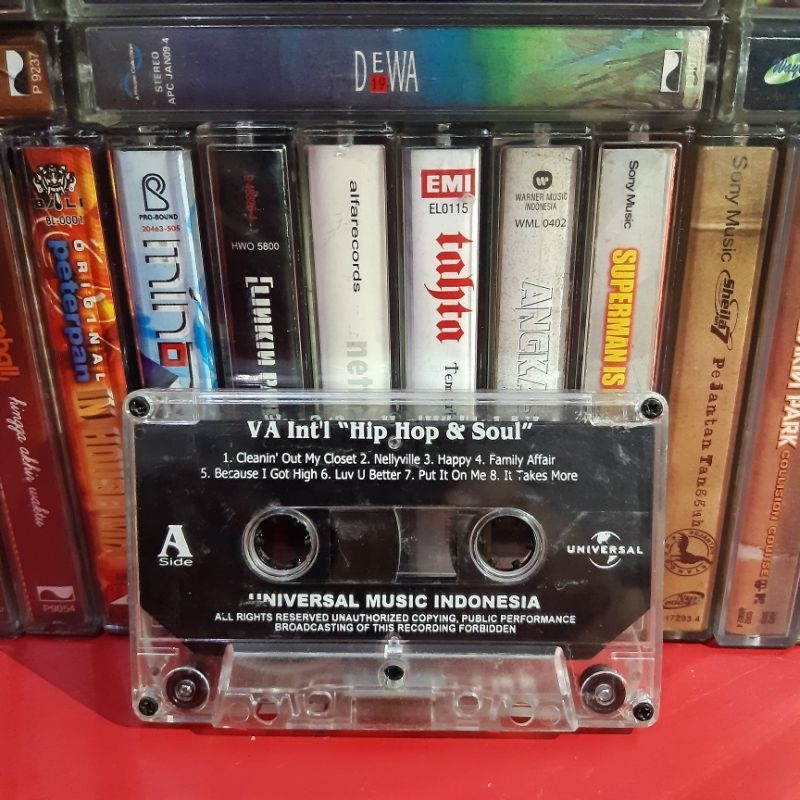 Kaset Pita Hip Hop Soul VA Eminem Ludacris Ja Rule hanya kaset