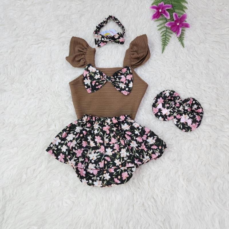 Set Rok Jumper Pita *flower* babygirl