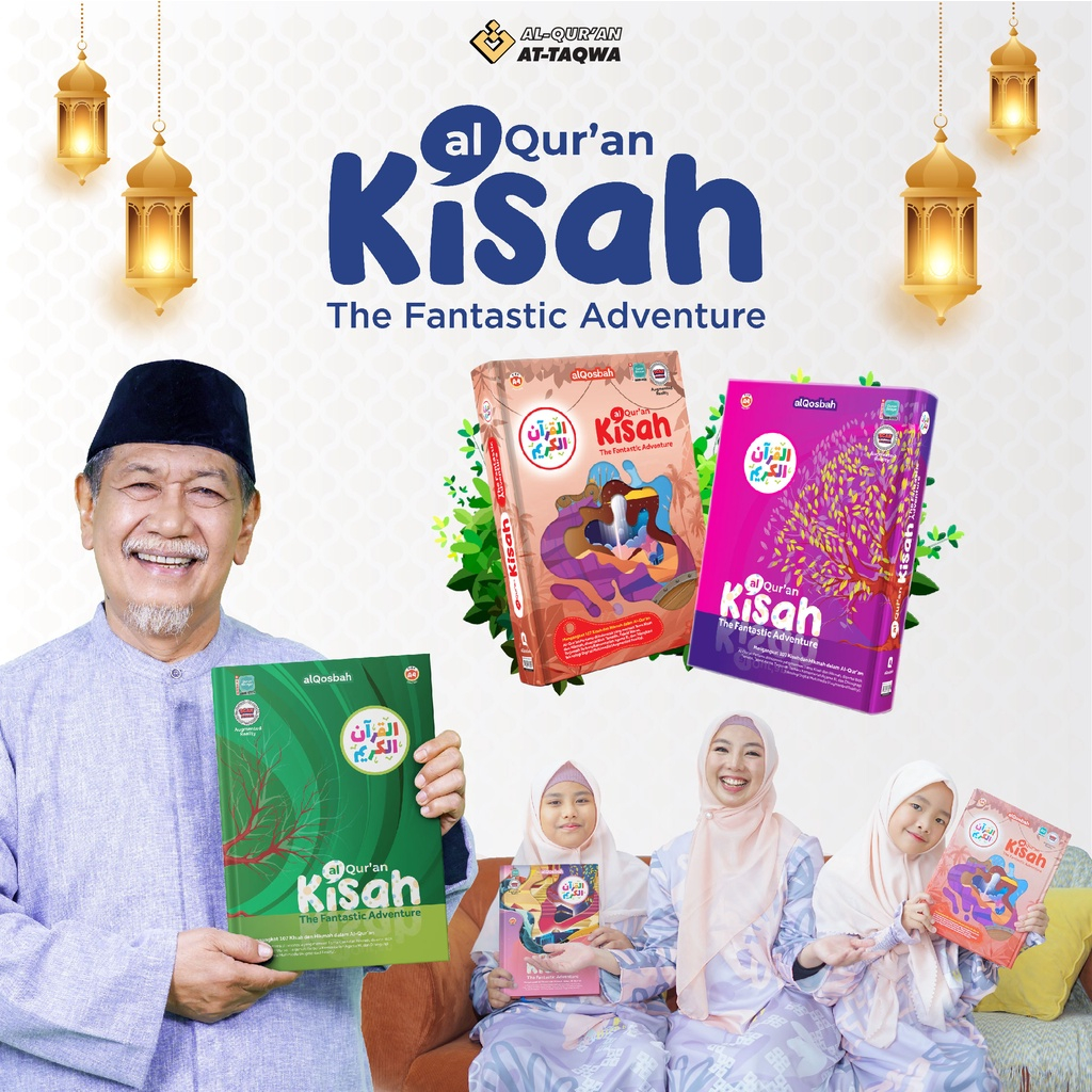 Al Quran Kisah Ukuran Besar A4 {Al Quran Dengan Augmented Reality} (BONUS JUZ AMMA)