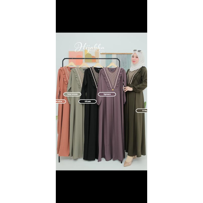 Sella Dress Tifanny Premium Original By Hijabku Muslim Wear