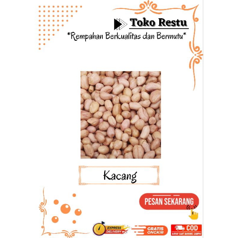 

Kacang by Toko Restu - Rempahan Berkualitas dan Bermutu