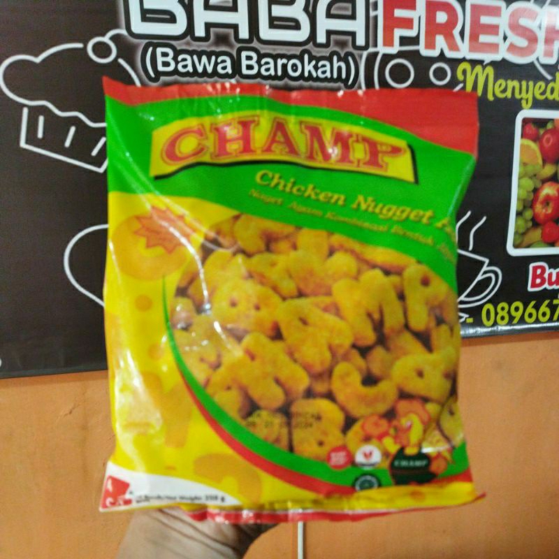 

champ shicken Nugget ABC 250gr /Baba freshmart murah