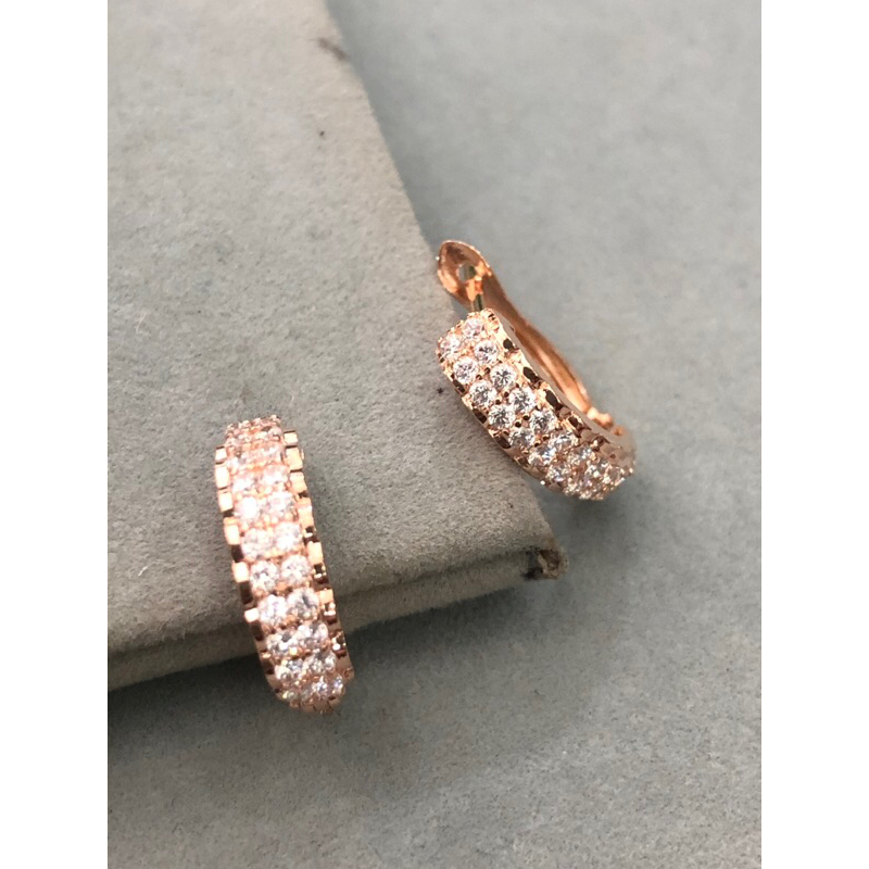 Anting Jepit Mata Emas kadar 700 16k