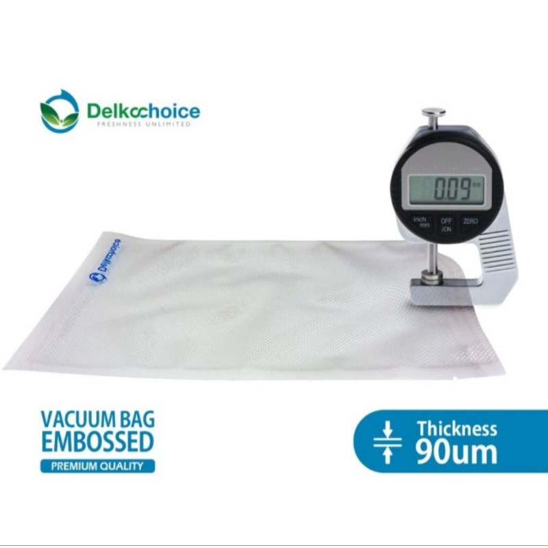 Plastik Vacum EMBOSS Premium 11x16 90mic Delkochoice