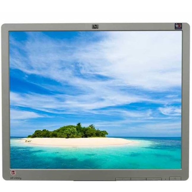 Monitor LCD/LED 19 inch KOTAK TANPA KAKI - murah cocok untuk cctv (Second Mulus)