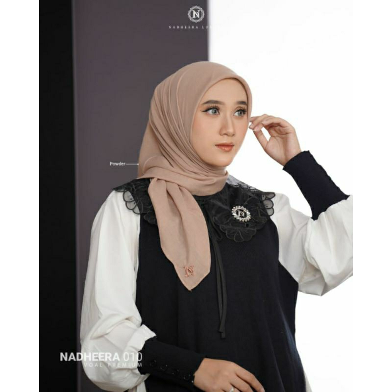NADHEERA 010 By NADHEERA LUXURY | HIJAB VOAL PREMIUM