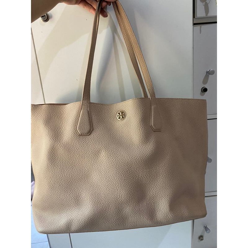 TB perry tote bag light oak (preloved)