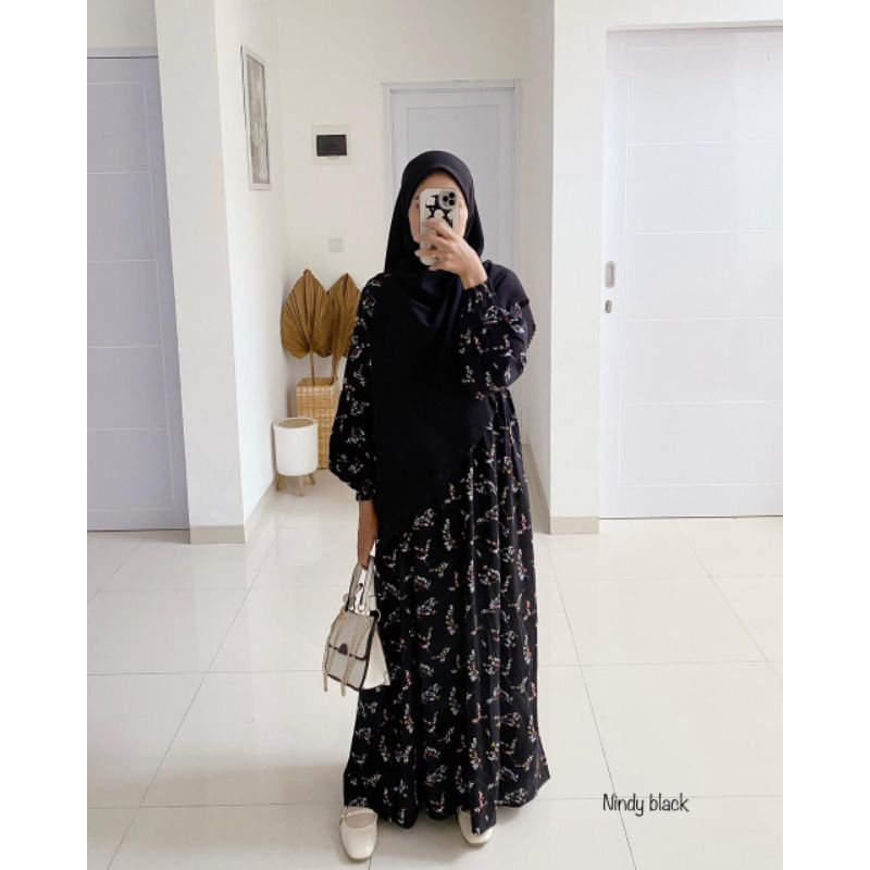 NINDY DRESS ABAYA GAMIS LATASHA OUTFIT