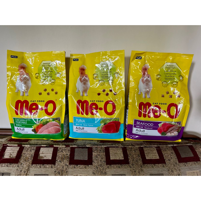 MeO Dry Food  Adult/Kitten/ Persia kemasan baru 1,1 kg- 1,3kg