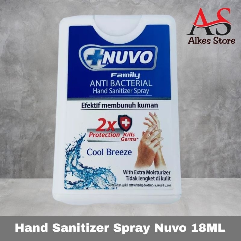 Hand Sanitizer Spray Nuvo 18ML Nuvo Hand Sanitizer Spray 18ML  Nuvo Spray Pocket