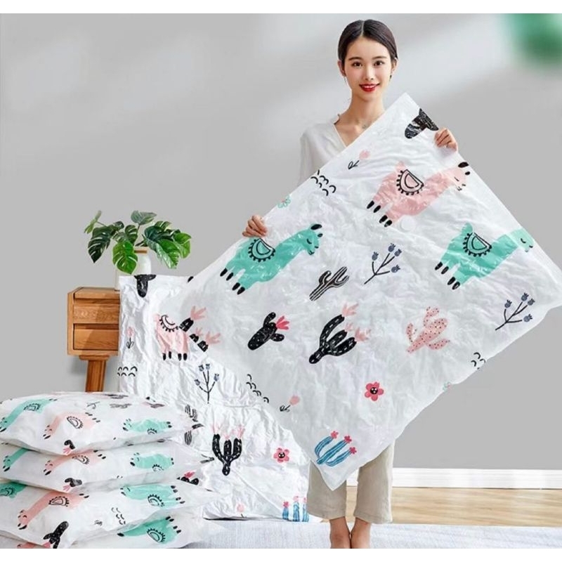 Travel Vacuum Bag / vacum bag / plastik vacuum bag / kantong pakaian travel / kantong plastik vakum 