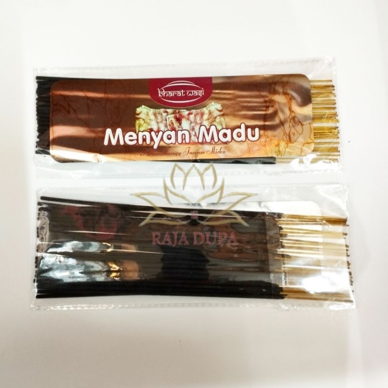 Hio/Dupa Stik Bharat Wasi 35s / Deluxe Jasmine / Fancy Amber / Fancy Lotus / Fancy Rose / Gold Champa / Good Fortune / Lavender / Menyan Madu / Meditation / Oudh / Premiun Chandan / Raaj Mahal