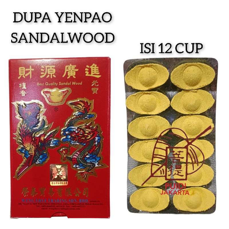 Dupa Yenpao Sandalwood Wangi