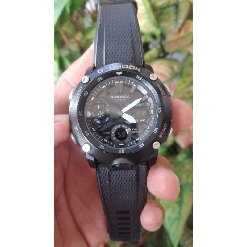 Jual jam tangan Casio G Shock GA-2000S-1ADR Original second