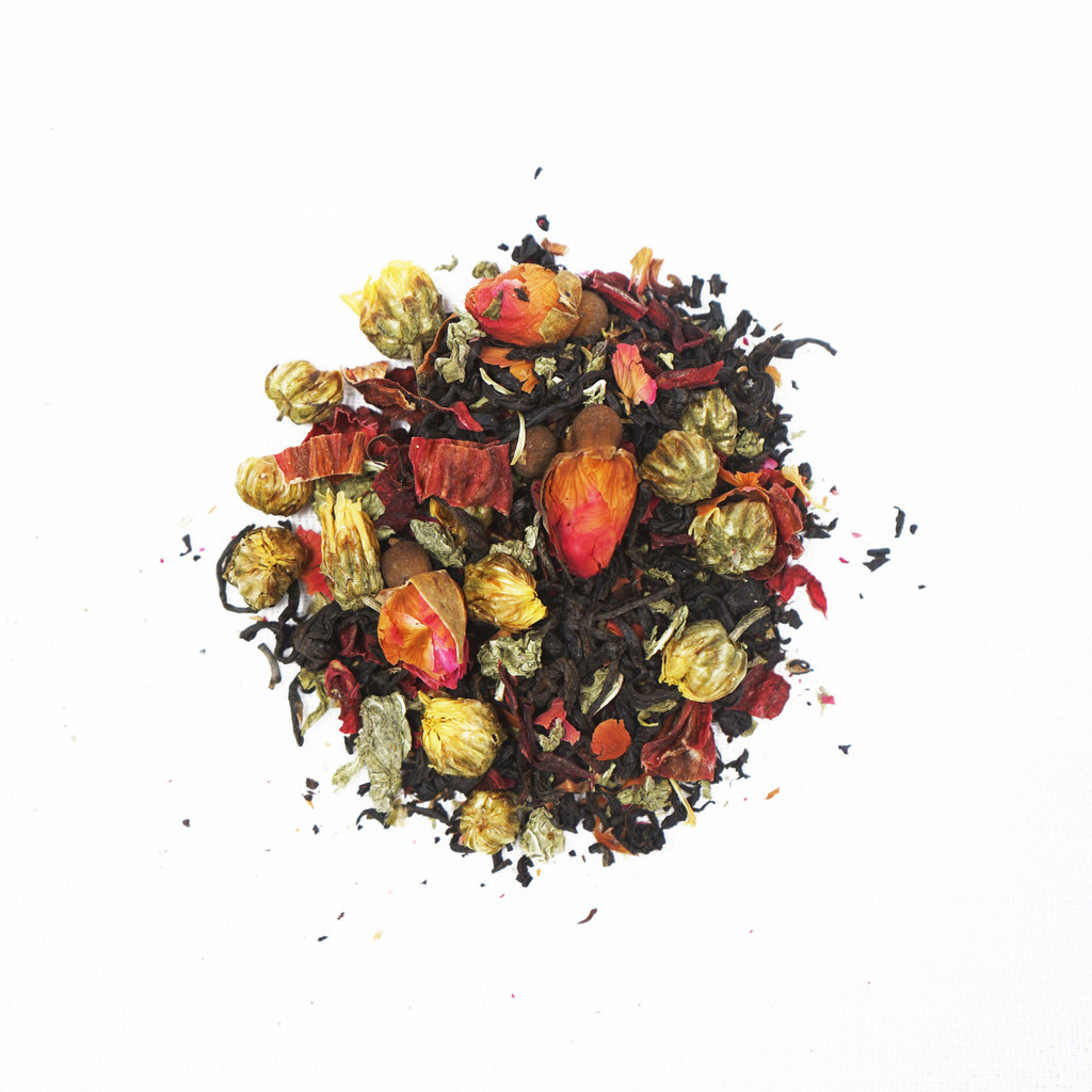 

RANUM TEA - Surya Senja / Artisan Tea / Teh Bunga Tea Blend Black tea / Antioksidan - REFILL SIZE 40gr / 80rg / 100gr / 150gr