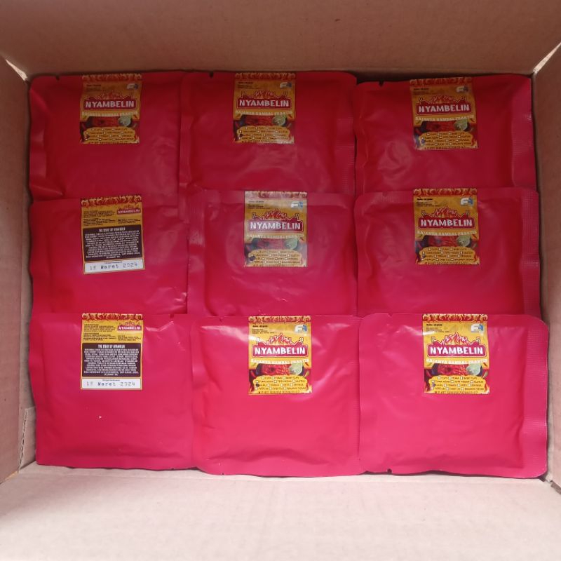 Paket reseller Nyambelin 1 kardus isi 108 pcs sachet