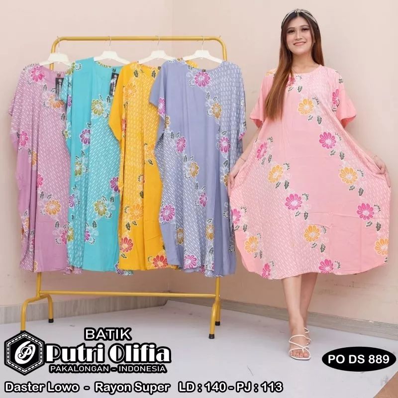 Daster Lowo Batik Putri Olifia Busui LD 140 PB 113