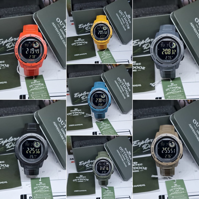 Jam tangan DIGITEC DS 8100 / DS 8100T Original