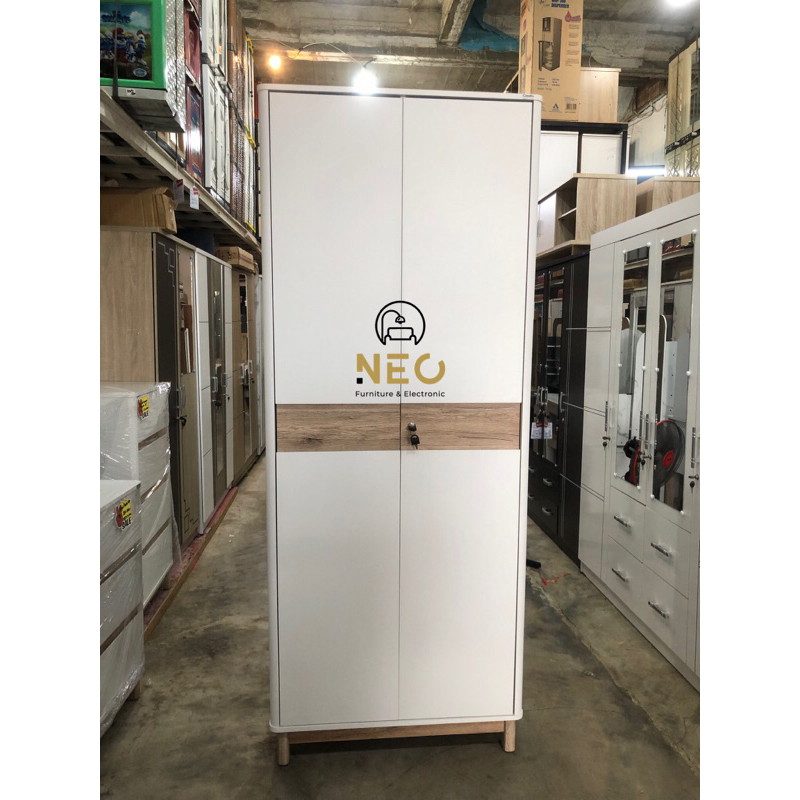 NEO - LEMARI PAKAIAN 2 PINTU DACIA MINIMALIS PONTIANAK