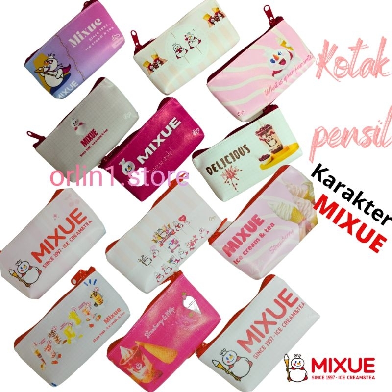 grosir tempat pensil / tepak mixue virall