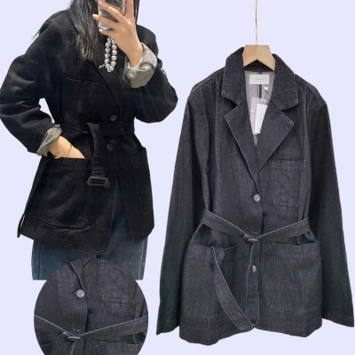 Forming Denim Coat