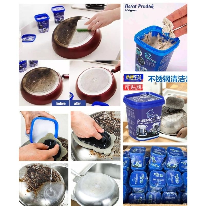 pembersih wajan, panci, kerak gosong