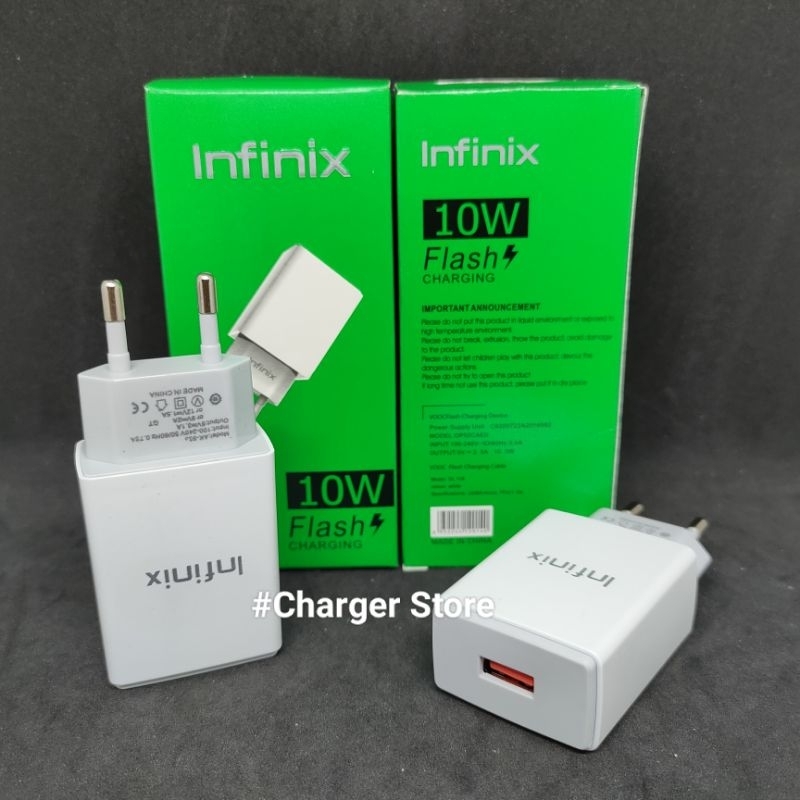 Adaptor Batok Charger Infinix 10W 2A Flast Charging