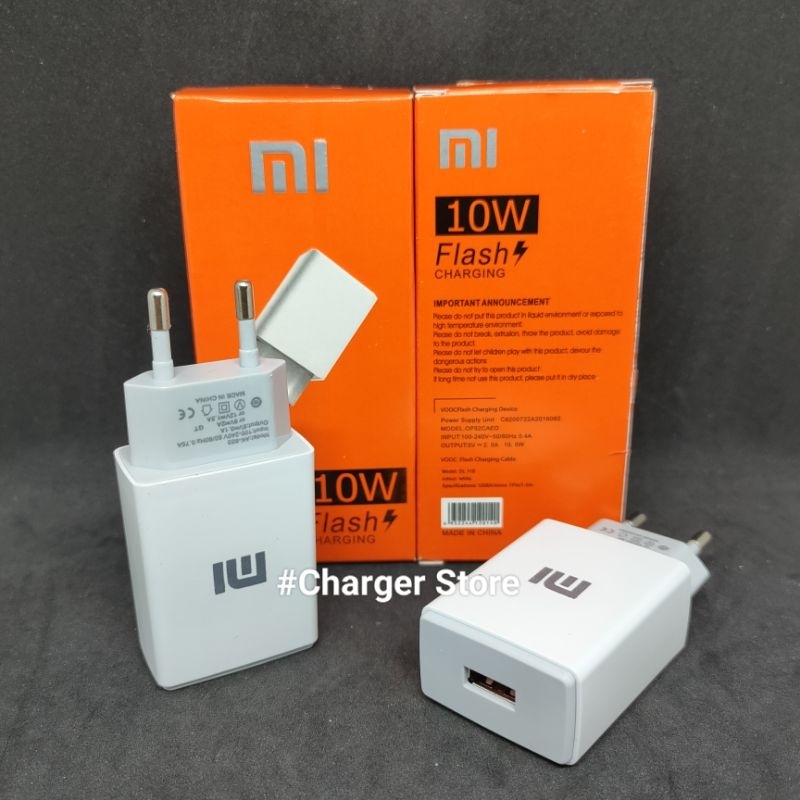 Adaptor Batok Charger Xiaomi 10W 2A Flast Charging