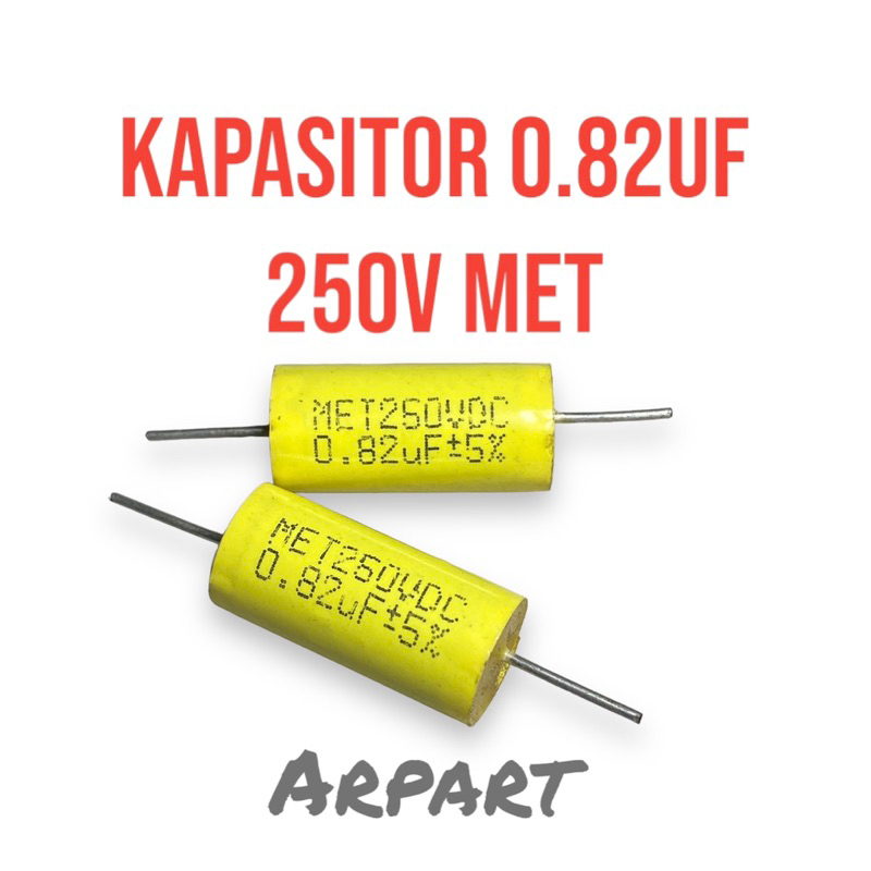 kapasitor 0.82uf 250v MET audio crossover