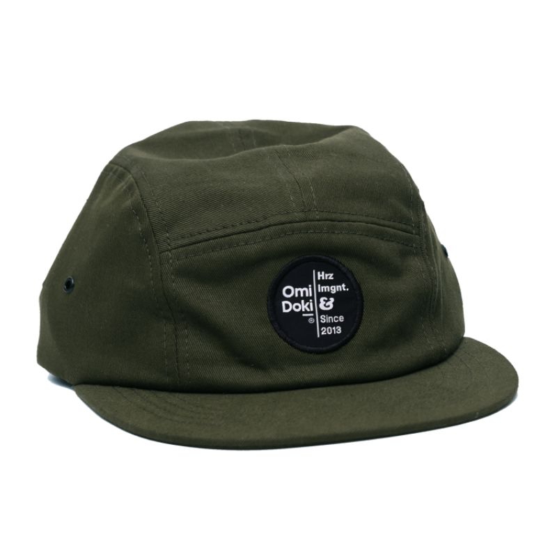 Topi Five Panel Omidoki Hitam &amp; Army