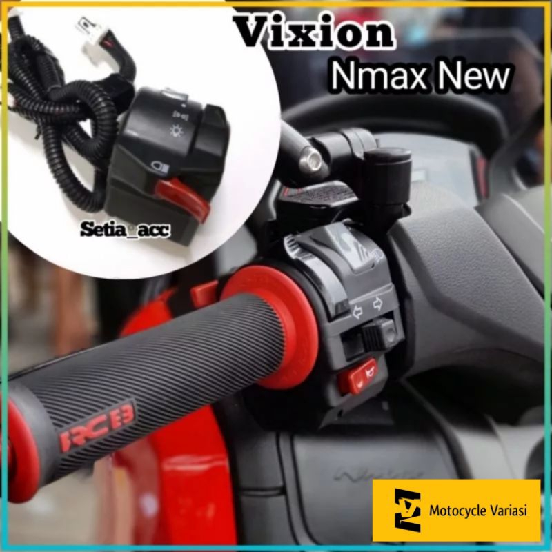 Saklar Kiri Vixion PNP Nmax New 2020 - 2023 Original Minda