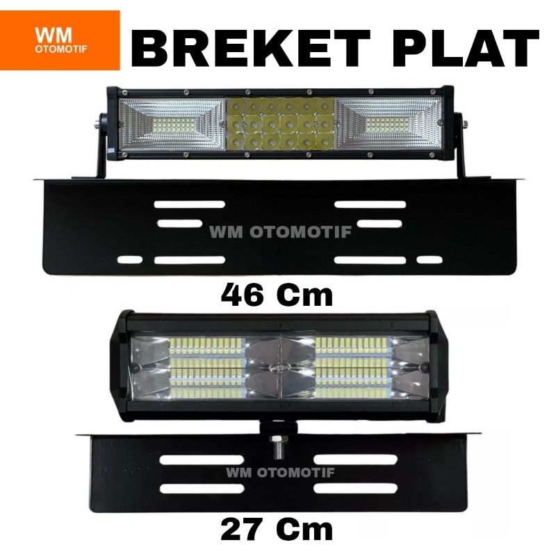 Bracket Dudukan Lampu LED Tembak Sorot Braket Tatakan Besi Breket Tanduk ARB Bumper Plat Nomor Mobil Motor Truk Bis Canter Bus Fuso Ragasa Truck Hino Traktor Tronton Universal Foglamp