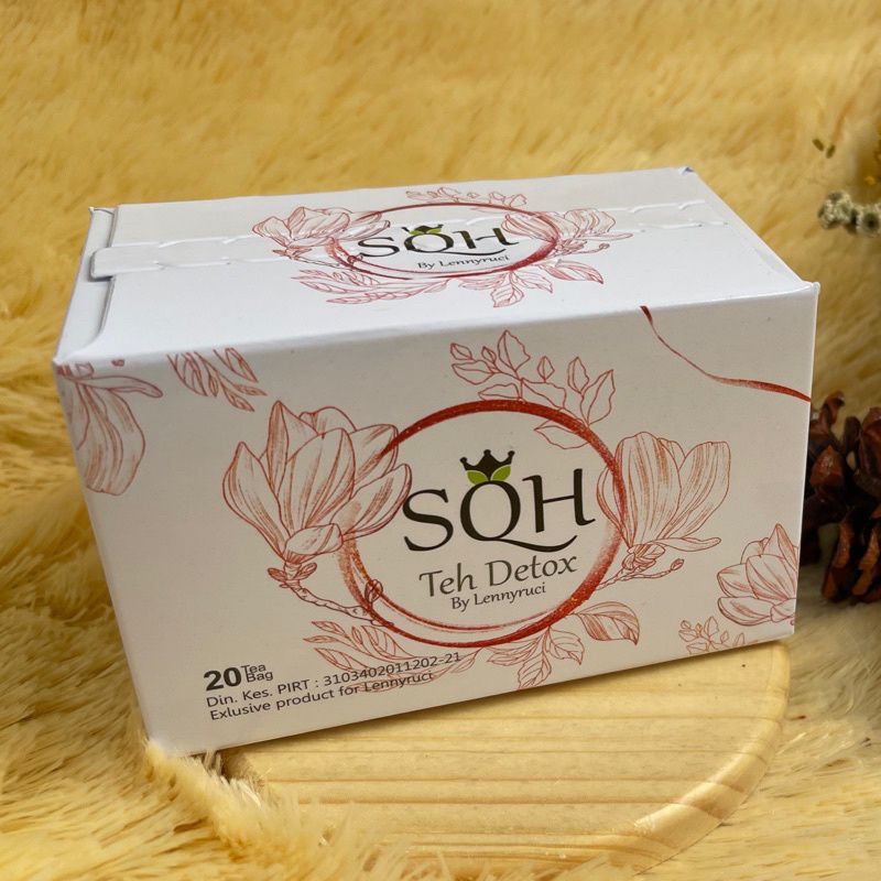 SQH teh detox original slimmingqueen, kemasan sesuai foto