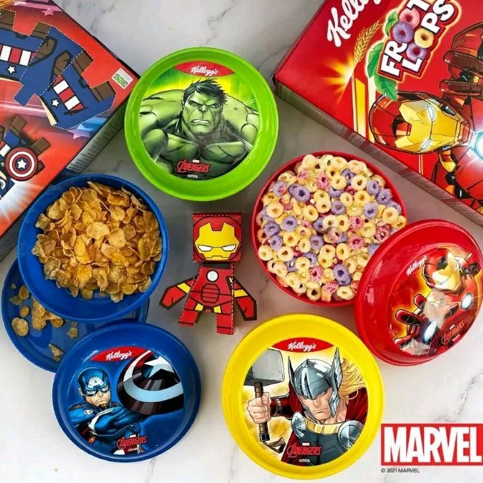 

KELLOGG'S mangkuk / bowl edisi marvel