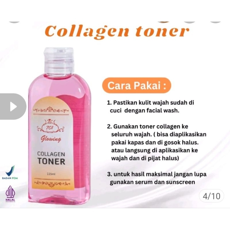 Toner Collagen Whitening 100ml Produk 100% ORIGINAL ASLI / Toner Colagen 100% ORI