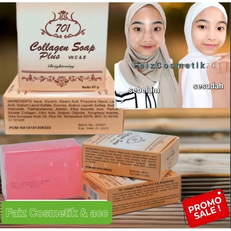 Sabun Collagen 701 BPOM Produk Asli 100% ORI / SABUN COLLAGEN 701 BPOM.