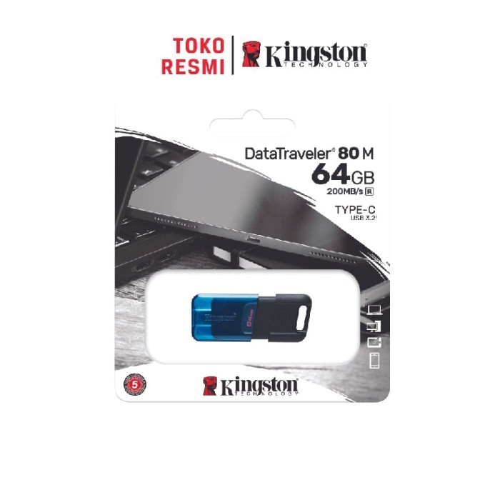 Kingston Flashdisk OTG DT80M 64GB USB3.2 Type-C