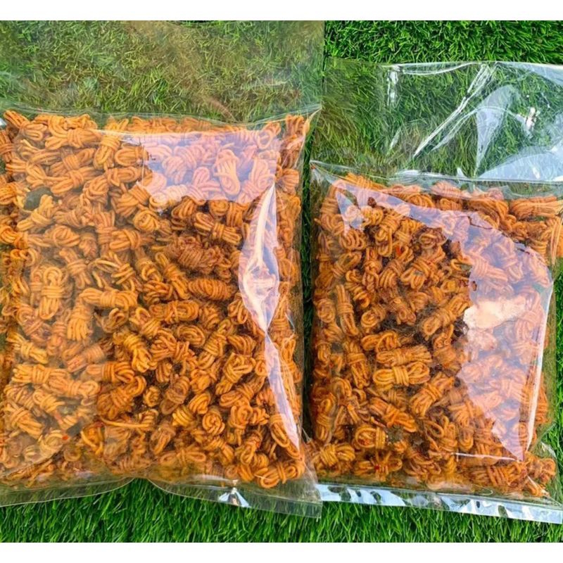 

READY 250 gram mie gulung kriyuk pedas daun jeruk