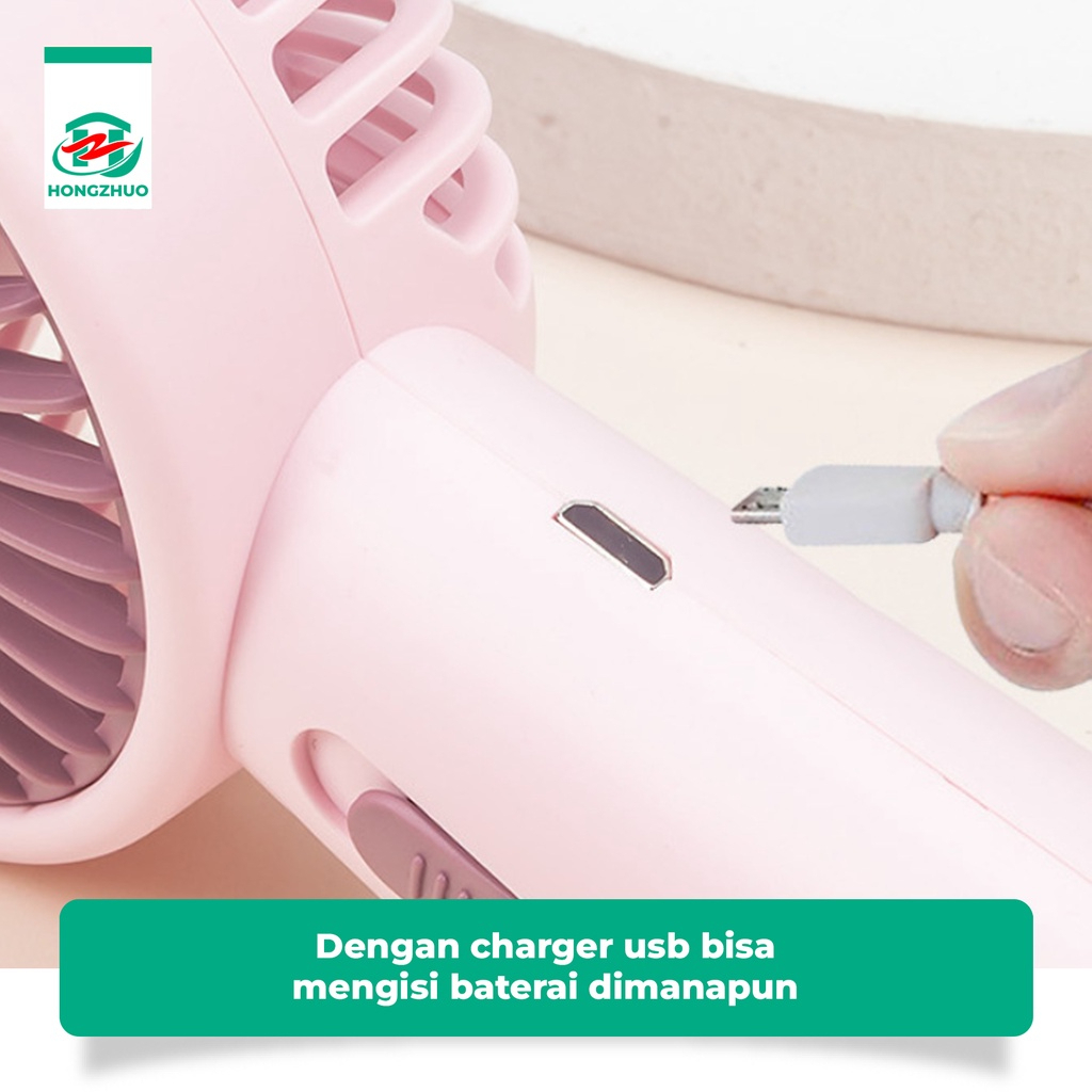 Kipas Angin Mini Holder HP Terbaru / Mini Fan with Stand Holder