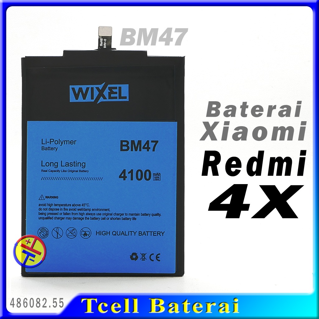 Baterai Wixel BM47 untuk Xiaomi Redmi 4X