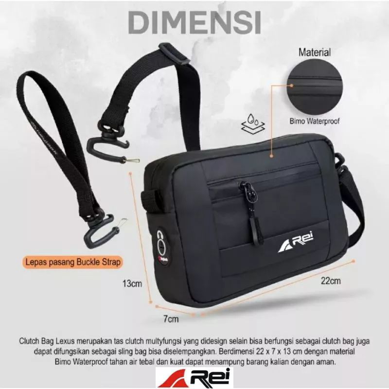 GPSS- Hand Bag Tas Selempang Pria Wanita Waterproof 3in1 Multifungsi Weistbag Waistbag Tas Pinggang Pria Tas Ransel Tas Selempang Wanita Pouch Bag Casual Cluth Tas Tangan Tas Touring Tas Pria Tas Handbag Pria Wanita Tas Waterproof Tas Pouch Tas Sling Bag