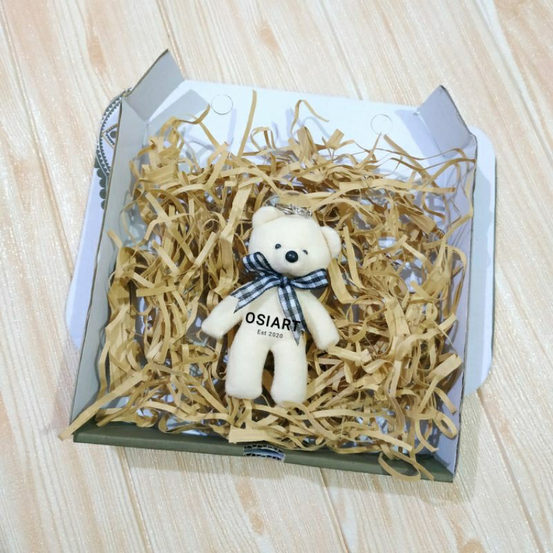 Kertas Suwir Serut Shredded Paper Samson Coklat Untuk Sacking Isian Kado Hampers