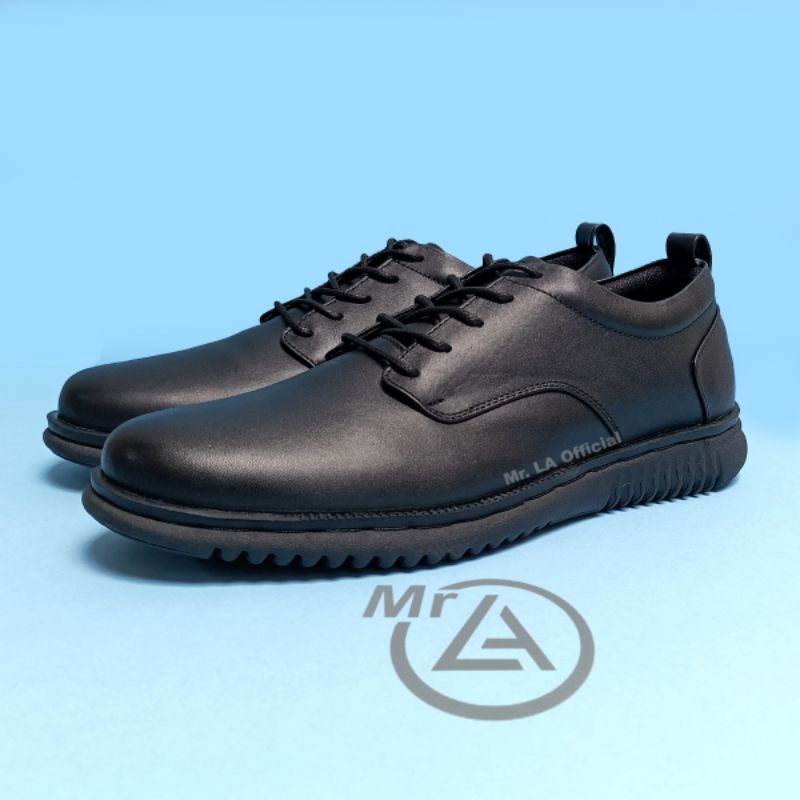 Sepatu Pria Casual Formal Sepatu Cowok Keren Semi Formal Warna Hitam Sepatu Laki Laki  Dewasa Size 39 - 43 | Mr.LA Official