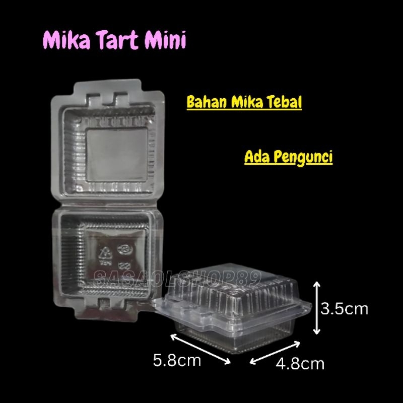 Mika Tart Mini (25pcs)Mika Tray sushi CH12 Mika Kue kecil