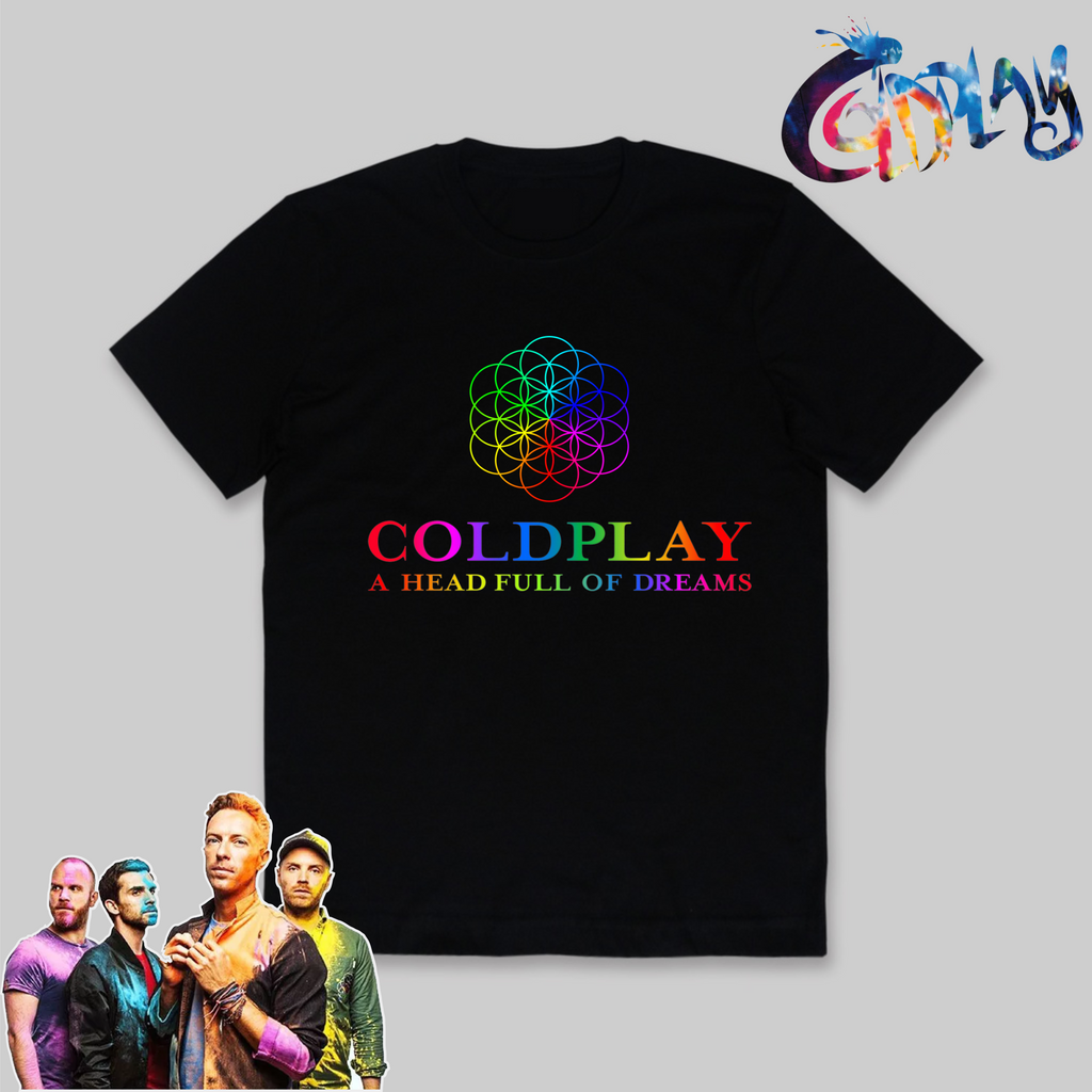 TSHIRT COLDPLAY / BAJU COLDPLAY KONSER / MERCHANDISE COLDPLAY / BISA COD