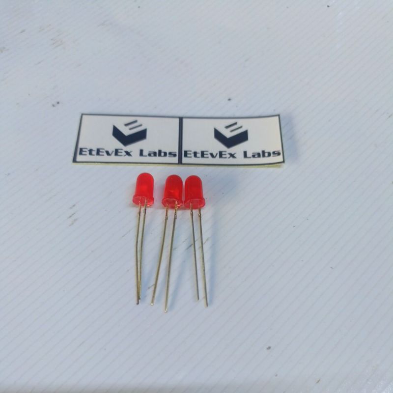 Komponen LED 5mm Warna Merah